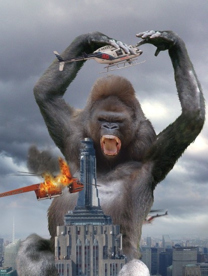 Creation of King Kong 2010: Step 13